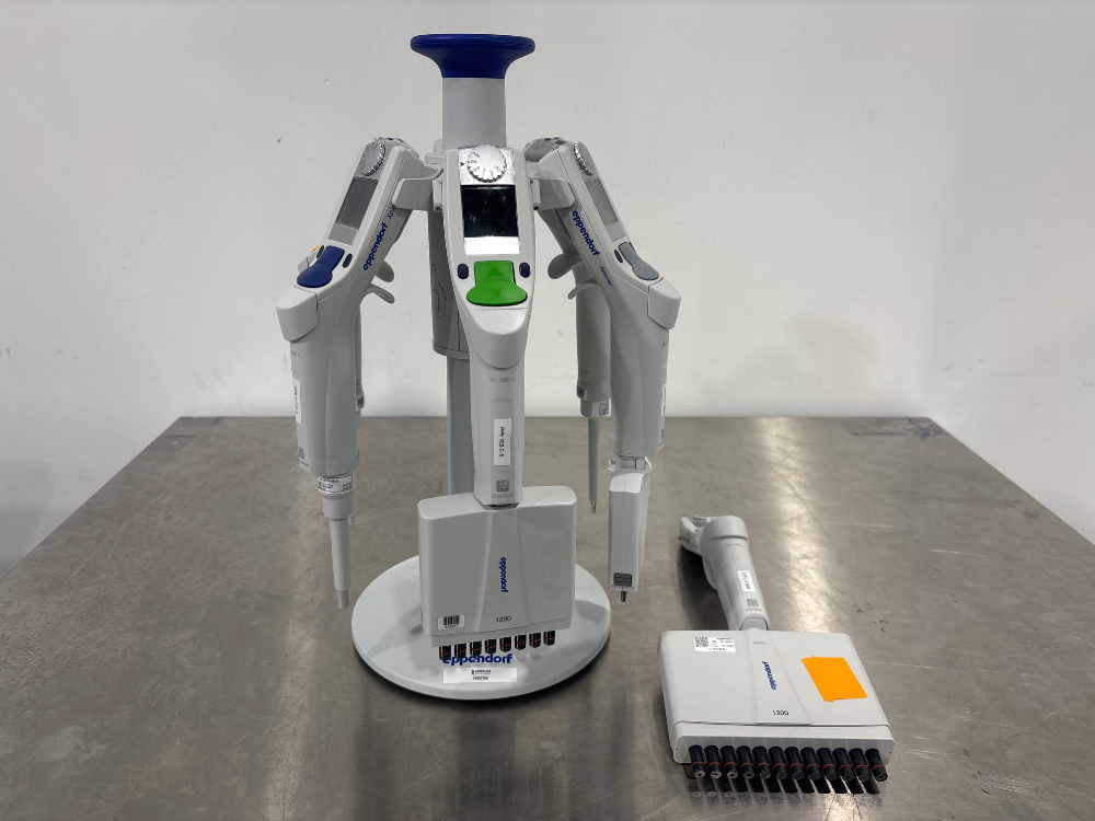 Image of Eppendorf Xplorer Pipettes x7 With Stand